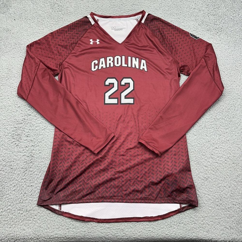 Under Armour 1342414 Womens Medium USC Gamecocks Armourfuse Showtime L/S Jersey